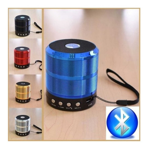 Mini Caixinha Som Bluetooth Portátil Usb Mp3 P2 Sd Rádio Fm