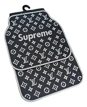 Comprar Set Pisos Alfombras Pisaderas Goma 4 Piezas Supreme Blanco