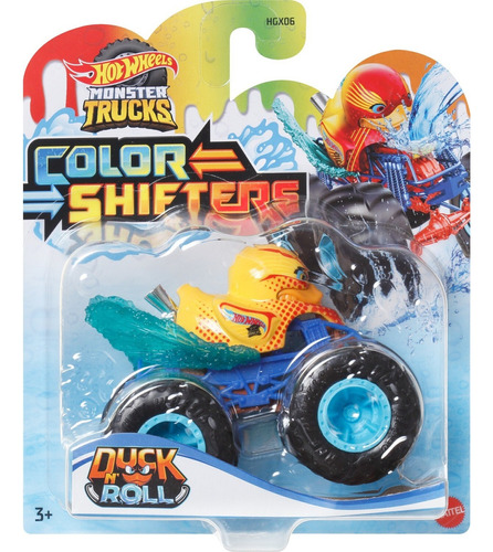 Hot Wheels Monster Truck Color Shifters Duck N Roll 