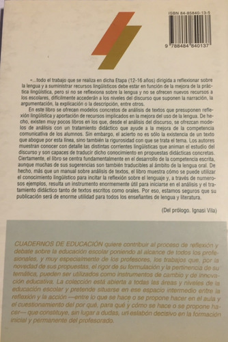 Libro Coherencia Textual Y Lectura E. Aznar, A. Cros, (Usado)