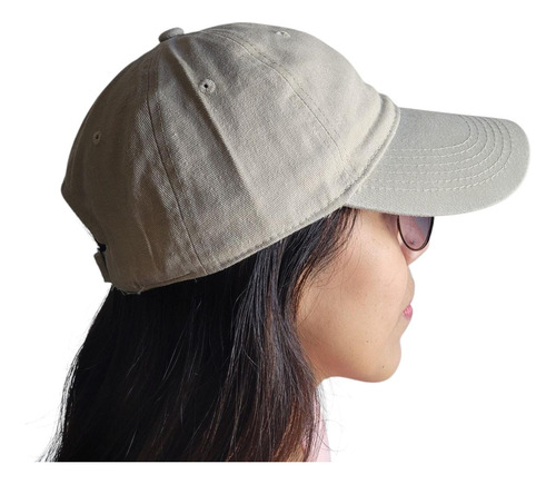 Gorra Lisa Vintage Gabardina 100% Algodón Premium Importada Camel Regulable Vintage