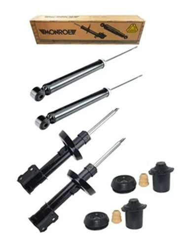 04 Amortecedor Diant Tras Original Monroe + Kit´s Gm Agile