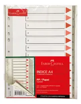 Comprar Separadores 12 Divisiones Color Gris Numerados Pqt X12 Div.