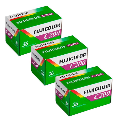 Paquete 3 Fujicolor Cln 200 135/36