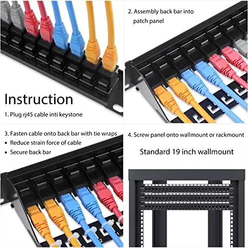 Acoplador Directo Iwillink De 24 Puertos Rj45, 1u, Cat6, Sal