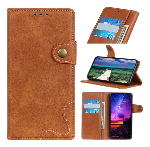 Calf Texture Leather Case For Nokia C200