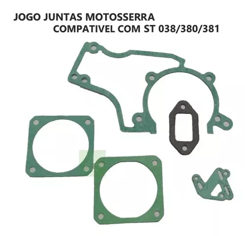 Jogo De Junta Motosserra Compativel Com Stihl 038 380 381
