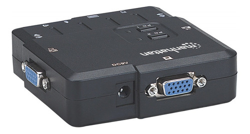 Switch Manhattan Kvm 151252 2x Usb 2x Vga 1600 X 900 Px / /v