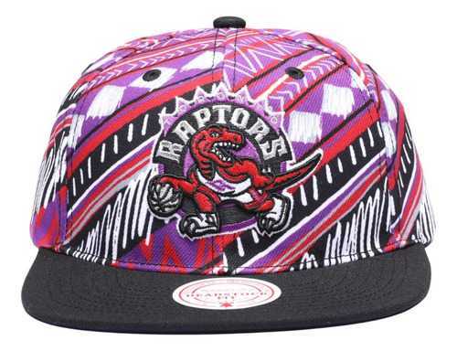 Gorra Mitchell & Ness Toronto Raptors Game Day Pattern Basqu