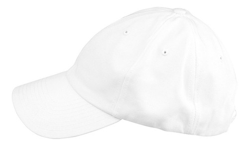 Docena De Gorra Publicitaria Blanca En Dril Hebilla - Velcro