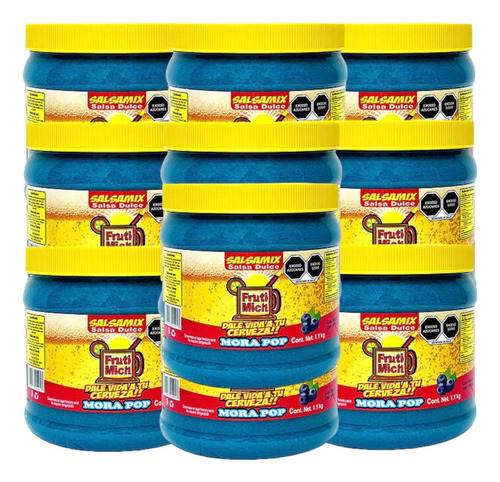 Salsa Mix Escarchar Michelada Azulitos Mora Azul 16.5kg