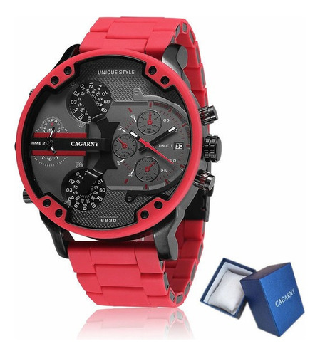 Reloj De Cuarzo De Negocios For Hombre Con Caja De Regalo