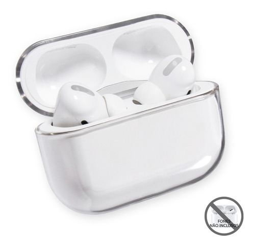 Case Acrílico Transparente Compatível Com AirPods Pro