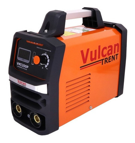 Maquina Inversora De Solda Portátil 220v Vmi200p Vulcan Cor Laranja Frequência 60Hz