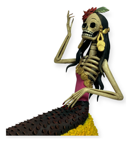 Catrina De Barro Sirena Capula Michoacán