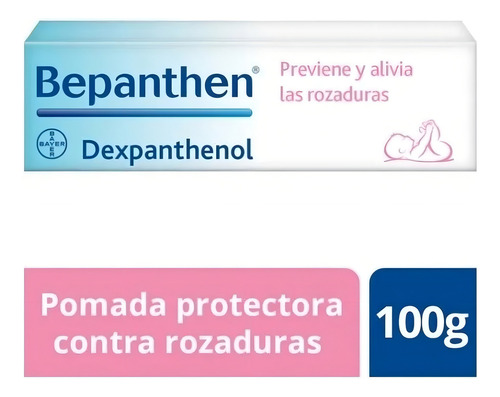 Crema Bepanthen 5% Pomada Contra Rozaduras Tubo Con 100g