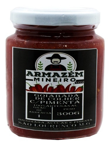 Goiabada De Colher Com Pimenta 300g 100%artesanal Ardência 1