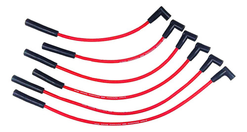 A-team Performance - Cables Rojos De Silicona Para Bujia De 