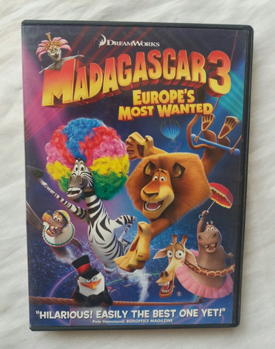 Madagascar 3 Dvd Original Nuevo Oferta Dreamworks