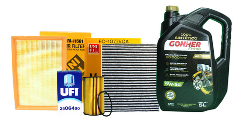 Kit Afinación Para Trax 1.4t 2018-2021 5w30 Api Sp Aire Acei