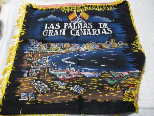Souvenir Antiguo  Tipo Tapiz-  Las Palmas De Canarias