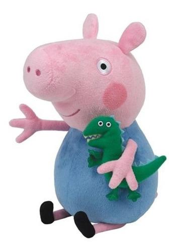 Pelucia Grande Ty Peppa Pig Irmao George 40 Cm Dtc 4537