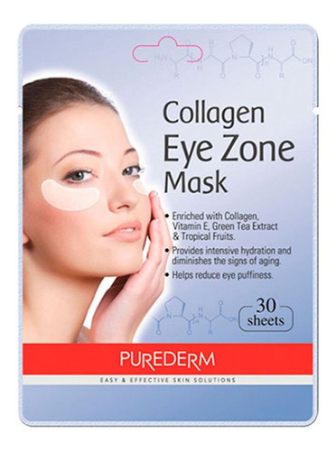 Purederm Parches De Colageno Contorno De Ojos