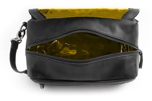 Imagem 4 de 7 de Bolsa De Mão Viagem Necessaire Couro Rústico Cardena Madera