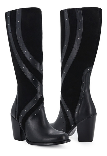 Bota Vaquera Para Mujer Piel Res Genuina Modelo Soberbia