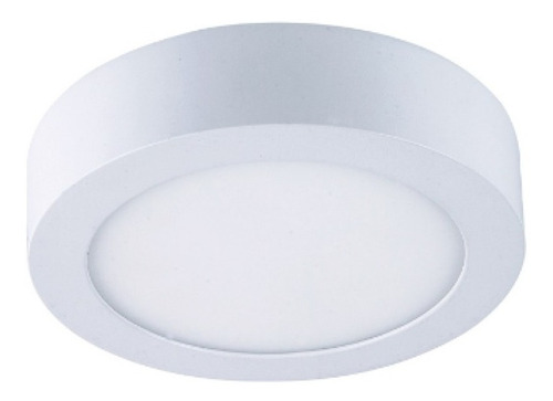 Luminario Panel Led De Sobreponer 18w Luz Cálida Color Blanco