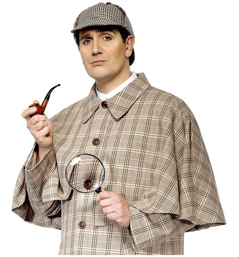 Pipa Y Lupa De Sherlock Holmes, Accesorio De Disfraz Para