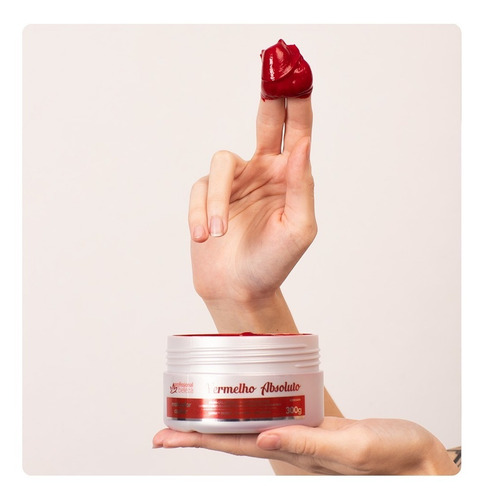 Imagem 5 de 5 de Máscara Matizador Vermelho Absoluto Profissional Beleza 300g