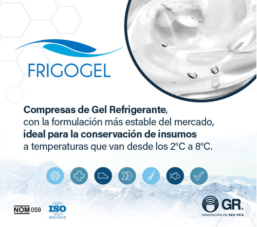 Frigogel | Compresas De Gel Congelante, Envase Rígido Mod 1