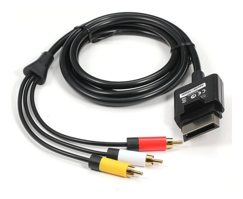 Cable Av Para Xbox 360 A 3 Rca