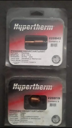 Juego De Boquilla Para Plasma Original Hypertherm. 