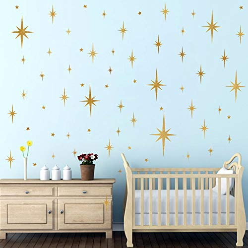 Pegatinas De Pared De Estrellas Habitación De Niñas (...