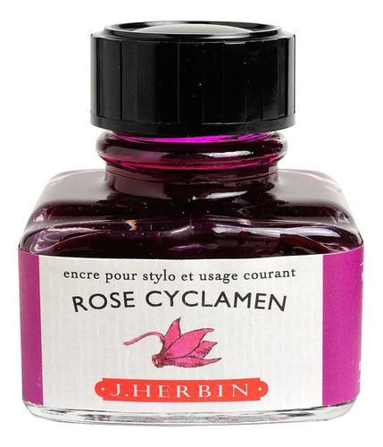 Tinta Para Caneta Tinteiro J. Herbin Rose Cyclamen 30ml