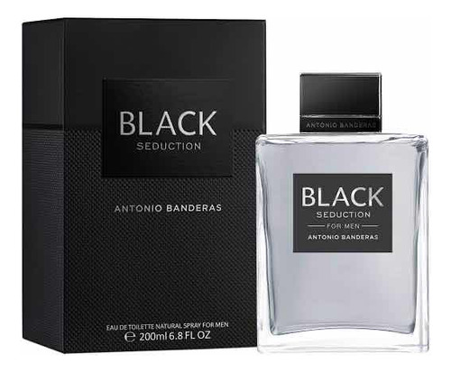 Antonio Banderas Black Seduction Edt 200 Ml Para  Hombre