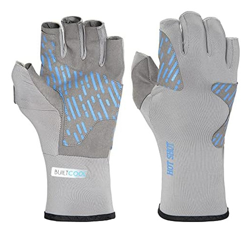 Hot Shot Guantes De Pesca Reforzados Sin Dedos Para Hombre C