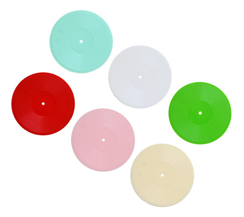 3 Modelo De Discos En Miniatura Para Casa De Color Sólido