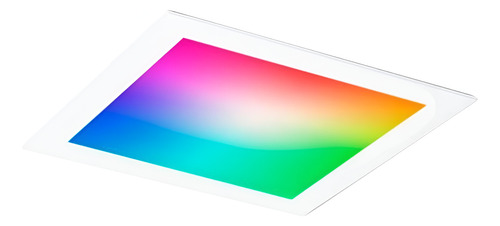 Painel Led Inteligente Rgb Embutir Quadrado 22x22 Ekaza 18w