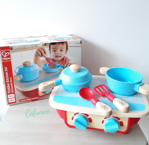 Juego De Cocina Para Niños Pequeños Hape (juegos De Madera)