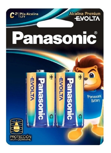 12pilas Alcalinas Tipo C Panasonic Evolta Tamaño Medianas