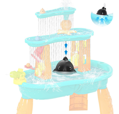 Juego De Agua Divertido Para Niños Accesorios Para Mesa Acuá