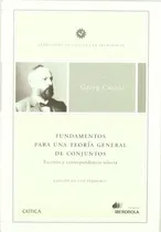 Comprar Libro Fundamentos Para Una Teoría General De Conju  De Georg