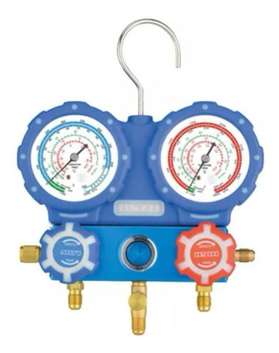 Manifold Dszh R22 R134a R404a C/ Manoplas Aluminio E Engates