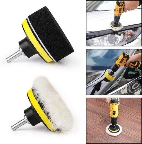 Kit De 11 Piezas Esponjas Pulir Almohadillas Para Auto