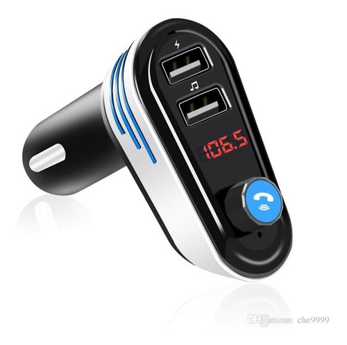 Receptor Bluetooth Autos Transmisor Fm Mp3 Carga Rapida Usb