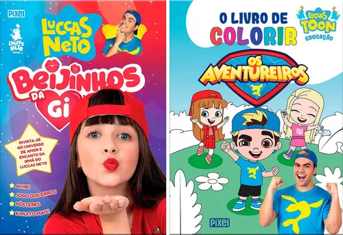 Conheça os livros de colorir do Luccas Neto! 