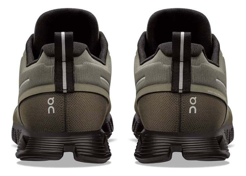Zapatillas On Running Cloud 5 Waterproof Hombre Oliva Negro